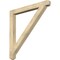 Ekena Millwork Traditional Craftsman Rough Sawn Bracket, Douglas Fir, 4"W x 44"D x 44"H BKT04X44X44TRA04RDF - alternate 1